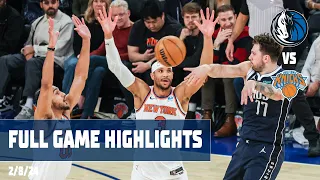 Luka Doncic (39 points) Highlights vs. New York Knicks | 2/8/24