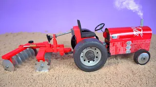 Amazing TRACTOR DISC HARROW made with Recyclable Materials