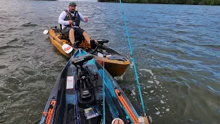 two cubans trying to fish on HIGH END Kayaks BIG FAIL AUTOPILOT 136 and AutoPilot 120