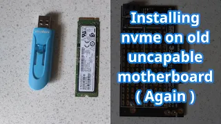 How to install nvme ssd on an old motherboard | Clover Boot