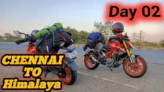 Day 02 | Hyderabad to Nagpur | SPITI Winter Trip TAMIL| Duke 390 Tamil ladakh Himalaya Bike Trip KTM