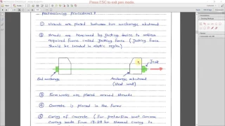 Prestressed concrete - Lecture2: Methods of prestressing (Pretensioning)