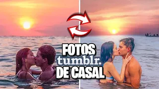 IMITANDO FOTOS TUMBLR DE CASAL NA PRAIA!!