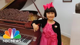 This 7-Year-Old Pianist Is Lifting Spirits One Note At A Time | Nightly News: Kids Edition