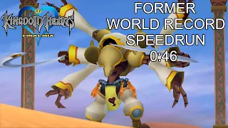 KH FM [Proud Mode] Kurt Zisa Speedrun 0:46 [FORMER WORLD RECORD]