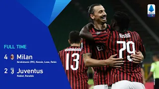 AC Milan vs Juventus | 4-2 | Ibrahimovic's proof of Cristiano Ronaldo | Seri A |Italia
