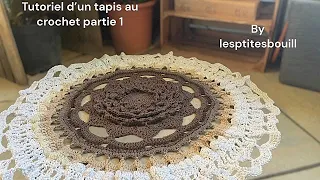 comment réaliser un tapis au crochet partie 1