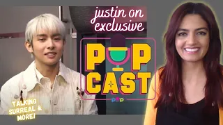 Justin on Exclusive PopCast Interview | Talking all things education, hopes, dreams & aspirations!