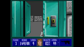 Wolfenstein 3D - Episode 1 - Floor 3 - Xbox 360 Version