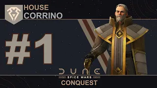 Dune Spice Wars: Conquest ~ House Corrino ~ Ep #1  [No Commentary]