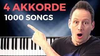 4 einfache Akkorde lernen - tausende Songs spielen!