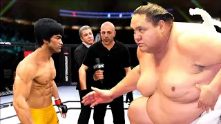 Bruce Lee vs Tank Sumo ( EA Sports UFC 4 ) wwe mma