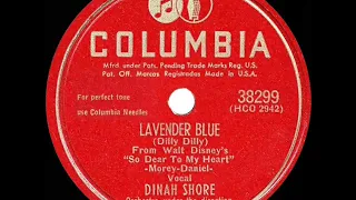 1949 OSCAR-NOMINATED SONG: Lavender Blue (Dilly Dilly) - Dinah Shore