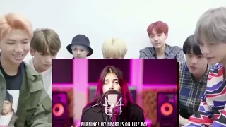 BTS reaction to JISOO | cover by aish (English version) | BTS reaction to aish