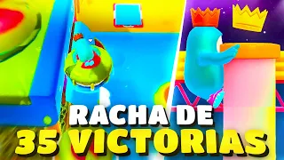 RACHA DE 35 VICTORIAS SEGUIDAS EN FALL GUYS *MODO BRINCOS*