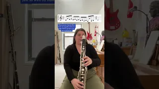 Klose exercises for Bass Clarinet