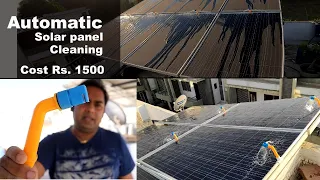 Automatic solar panel cleaning system in 2021 | At just Rs.1500