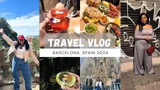 BARCELONA TRAVEL VLOG ✈️ What I Ate, Saw and Did in Spain - 2024 Vacation Things 🇪🇸