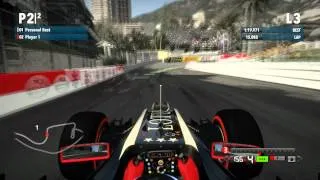 F1 2012 The video game - Time Trial hot lap in Monaco w/ Lotus (HD 1080p)