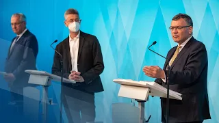 Video in Gebärdensprache: Pressekonferenz nach der Kabinettssitzung (29.03.2022) - Bayern