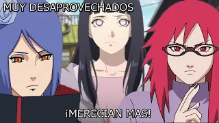 PERSONAJES MAS DESAPROVECHADOS EN NARUTO SHIPPUDEN