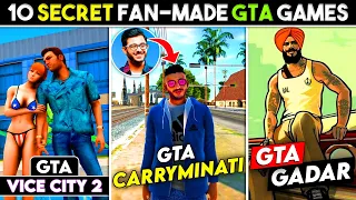 10 FAN-MADE GTA Games That You Might Have Never Heard Of 😱 | *SECRET* GTA Games That You Must Try 😍