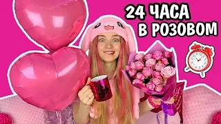 24 ЧАСА ОДНОГО ЦВЕТА / ТОЛЬКО РОЗОВЫЙ Челлендж ЦЕЛЫЙ ДЕНЬ В РОЗОВОМ ЦВЕТЕ Ната Лайм