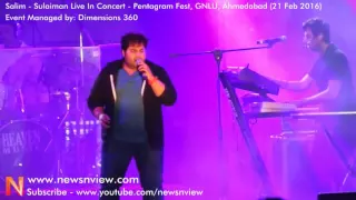 Vipul Mehta Indian Idol 2012 Yeh Hausla Kaise Jhuke Song Performance at GNLU Pentagram Fest