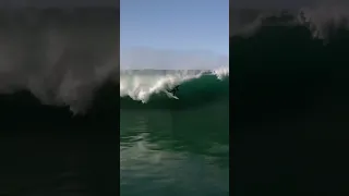 Deepest Barrel in OREGON? #surfing #oregoncoast