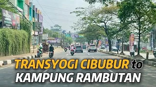 Transyogi Cibubur to Kampung Rambutan Jakarta Timur via Tol Cimanggis Cibitung - Jagorawi // Nonstop