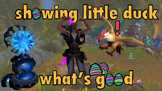 the April Trading Post, Noblegarden and how to survive the oncoming Ducklings Storm in Azeroth!