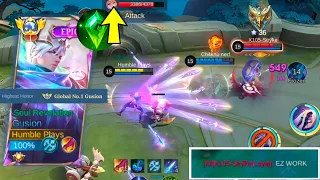 BUFFED HOLY CRYSTAL IS REAL OP WITH GUSION💫 ~ MLBB GUSION