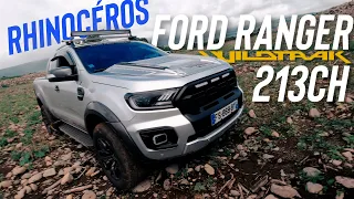 HE PUTS MUSTANG LIGHTS ON HIS RANGER WILDTRACK T8 😨😨 : THE RHINO 🦏