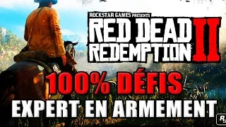 RED DEAD REDEMPTION 2 : 100% challenges - 10 challenges of weapons expert