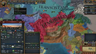 EU4 1.30.3 Sistan True Heir of Timur speedrun in 1508 part 1