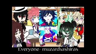 ||uppermoons + muzan react to tomioka giyuu||1/??