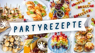 Partyrezepte: Leckere Party Snacks und Fingerfood zum Vorbereiten fürs Buffet, Geburtstag, Silvester