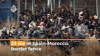 Almost two dozen die crossing from Morocco into Spanish territory I Al Jazeera Newsfeed