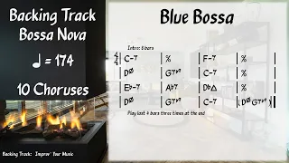 Blue Bossa (174 BPM) - Backing Track