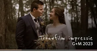 Trouwfilm impressie Gert en Marieke