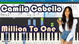 Camila Cabello - Million To One (Amazon Cinderella) [Piano Tutorial | Sheets | MIDI] Synthesia