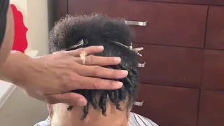 How To Do Finger Coils/On Short Tapered Hair