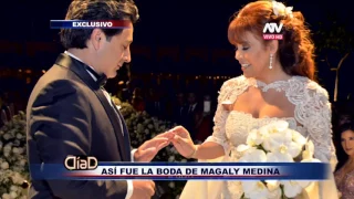 Revisa todo el glamour de la boda de Magaly Medina