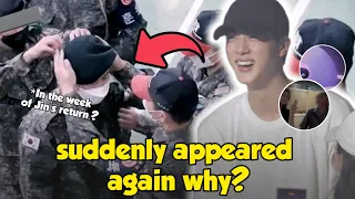 Suddenly Appeared! Jin's appearance was marked by 'This Something', Army was shocked?!