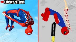 Spiderstickman vs Spiderman Funny Fails and Epic Moments  | Like a boss compilation