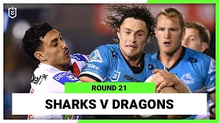 NRL Cronulla Sutherland Sharks v St George Illawarra Dragons | Round 21, 2022 | Full Match Replay