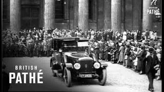 King And Queen Of Italy Arrive (1924)