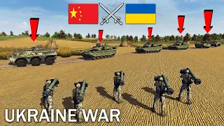 UKRAINE ATTACKED CHINESE ARMY CONVOY COME TO HELP RUSSIAN ARMY ! MowAS 2 Custom Battles