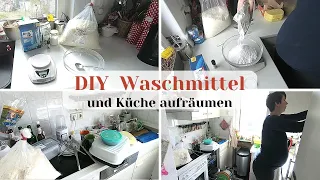DIY Waschmittel | Küche aufräumen | clean with me