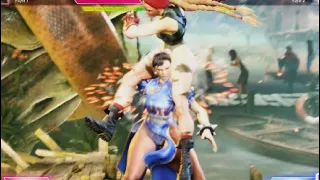 Street Fighter 6 - Cammy Does Double Leg Grab On Chun-Li